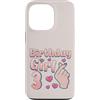 Girls Birthday Korean Kids K Pop Fan K-P Custodia per iPhone 13 Pro Compleanno Ragazza 3 Anni Età 3 Coreano Pop Love K-Pop