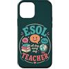 ESOL Globe And Grammar Custodia per iPhone 12 mini ESOL Teacher Insegnante di lingue Educatore multilingue