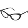 Saint Laurent SL 777 001 | Occhiali da Vista Graduati | Prova Online | Plastica | Cat Eye | Nero | Adrialenti