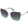 Guess GU00192 33W | Occhiali da Sole Graduati o Non Graduati | Prova Online | Metallo | Farfalla | Oro | Adrialenti