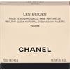 Chanel Les Beiges Healthy Glow Natural Eyeshadow Palette Warm - Les Beiges Ombretto 4.5 g Donna