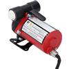 MENDUNER Pompe Benzina, Pompa Benzina 12V, Pompa Travaso Olio Antideflagrante, Silenziosa, Autoadescante con Interruttore per Gasolio Cherosene