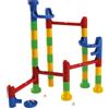 LENA 65289 Cascade - Pista Curva da assemblare, con 32 Elementi ferroviari, 2 Curve e 10 mattonelle in Vetro, per Bambini dai 3 Anni in su, Multicolore