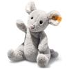 Steiff 056246 Soft Cuddly Friends Cheesy - Mouse seduto, 19 cm, colore: Blu/Grigio