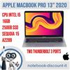 Apple MacBook Pro A2289 13" 2020 CPU i5 16gb Ram 240gb SSD Sequoia Thunderbolt