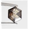 Sparkling Fancy Diamonds Diamante Naturale Marrone A Forma Di Esagono Taglio Brillante 5.7x4.8mm