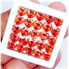 harshj_0 Cuore Taglio Naturale Misto Colore Sapphire Loose Gemma 6x6 MM Certificato H307