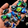 Opal Empire Opale Nero Black Fire Opal Naturale Grezzo 20 Pezzi AAA Etiopia