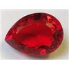 Sapphire_hub Grande 87,40 ct. Pietra preziosa sfusa sfaccettata taglio pera topazio rosso ...