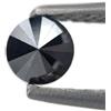 NATURAL ROSE CUT DIAMONDS Nero Diamante Naturale Sfaccettato Loose Rotondo 2.8mm 1 PC per Sottile Gioiello