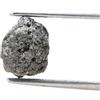 Sparkling Fancy Diamonds Big Crudo Diamante 2.66CT Grigio Nero Mix Luccicante Naturale Irregolare A Per