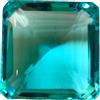 mozzo zaffiro AAA Grande Topazio Blu Svizzero 82,8 Ct. Taglio Quadrato Gemma Sciolta per An...