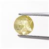 Sparkling Fancy Diamonds Diamond Naturale Sciolto Rosa Cut Tonda Giallo 0.44ct 4.8mm