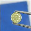 NATURAL ROSE CUT DIAMONDS Rustico Diamante Naturale 0.59tcw 4.8mm Intensi Giallo Rotondo Brillante Cut per