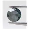 Sparkling Fancy Diamonds Diamante Naturale Rustico 0.48tcw 4.8mm Blu Rotondo Rosa Taglio per Mamma Regalo