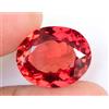 Gemscopious 20.00 CT Naturale Rosso Arancio Fuoco Zaffiro Perfetto Agrati Certificato Loose