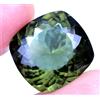 Gemscopious Naturale Hiddenite 20.70 KT Verde Certificato Splendido Molto Raro Cuscino Gemma