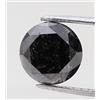 Surat*Diamond*City Diamante Nero Naturale 1.89TCW 7.3x5 MM Rotondo Taglio Brillante