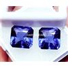 harshj_0 Tanzanite Naturale Taglio Princess Paio 9 A 10 KT Certificato Loose Gemma H351