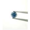 Sparkling Fancy Diamonds Diamante Naturale Rustico 0.17tcw 3.2mm Blu Rotondo Rosa Taglio per Mamma Regalo