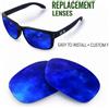 newpolar lenti di ricambio polarizzate newpolar per oakley 55 mm holbrook 009102 blu