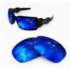newpolar lenti di ricambio polarizzate newpolar per oakley oil drum colore blu specchio