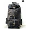 Fatto a mano Zaino In Pelle Nera 100% Reale Per Uomini Viaggio Laptop Scuola Spalla Rucksack
