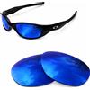newpolar lenti polarizzate di ricambio newpolar per oakley minute 2 colore blu specchio