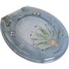 BAGNOEXPERT Copriwater decoro Floreale in resina trasparente forma universale - Cod. Articolo: DE.FL