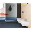 CERAMICA AZZURRA Sanitari Pratica sospesi cm. 53x35,5 con sedile softclose di Ceramica Azzurra - Cod. Articolo: PAVCSP000000BI+PABIS000000MBI+PRA1800/F