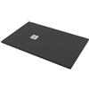 BAGNOEXPERT Piatto doccia 70x140 Marmo Resina Slim H2,8 Ardesia Effetto Nero Opaco - Cod. Articolo: BPMARKSTON7014