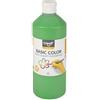 Creall Basic Color Tempera Verde Medio, 500 ml, pittura lavabile per bambini, scuola e hobby creativi, pittura a base d'acqua, finitura opaca, Poster Paint