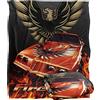 LOGOVISION Pontiac Firebird Flames Coperta super morbida al tatto setoso - 152 x 127 cm
