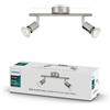 PHILIPS Lighting Limbali, Lampada Faretti da Soffitto, 2 Punti Luce, Acciaio
