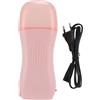 BRRNOO Macchina per Cera a Rullo Riscaldatore Depilatorio 40W Riscaldamento Uniforme Scaldacera per Depilazione per Uso Domestico Professionale Materiale ABS Capacità Rullo Cera 100g (PINK)