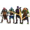 RESTEQ Action figures Tartarughe Ninja 15 cm, set di 4 figure mobili dei personaggi della serie animata per giocare e collezionare