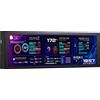 wisecoco 7.84 Inch Mini Monitor HD IPS 1280x400 Schermo Secondario Barra Estesa Schermo LCD con Custodia per Computer Portatile Velocità Temperatura Windows Aida64 CPU GPU Monitoraggio