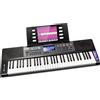 RockJam Tastiera Musicale a 61 Tasti con Pitch Bend Alimentatore Leggio Adesivi