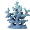 Elegondrar Decorazione in corallo blu da 18 cm di altezza, statua in resina di corallo, per casa, camera da letto, bagno, soggiorno, mensola per mobiletto a tema spiaggia/costa/oceano