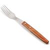 Arcos Coltelleria da Tavola - Forchetta Bistecca - Acciaio Inossidabile 18/10 e 200 mm - Manico Legno Compresso Colore Marrone