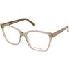 Tommy Hilfiger TH 2227 10A | Occhiali da Vista Graduati | Prova Online | Plastica | Quadrati | Avorio, Trasparente | Adrialenti