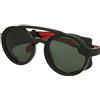 Carrera Carrera 5046/S 807/QT | Occhiali da Sole Graduati o Non Graduati | Prova Online | Unisex | Plastica | Tondi | Nero | Adrialenti