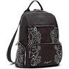 Desigual zaino per il tempo libero Chester Poker Face Mini Backpack Chocolate marrone scuro