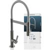 SCHÜTTE MIAMI 79142 - Rubinetto da cucina a 360°, miscelatore monocomando con doccetta magnetica estraibile, per lavello, rubinetto da cucina, grafite