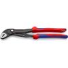 KNIPEX Cobra Pinza regolabile di nuova generazione per tubi e dadi bonderizzata grigia rivestiti in materiale bicomponente, con anello, 87 02 300 T