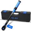 INGJER Aggiornamento chiave dinamometrica auto 1/2 pollici, 20-220 NM, chiave dinamometrica regolabile, ±3% precisione di errore, chiave dinamometrica 72 denti per auto, torque wrench moto riparazione
