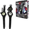 SpyX 10538 Spy Wrist Talkie per bambini - Comunicazione segreta a mani libere tramite walkie talkie mascherati per divertenti missioni spia - Include orologio travestimento e opzione codice Morse, 6+