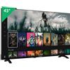 Telefunken Smart TV 43" LED 4K UHD Sistema Operativo TiVo Classe D TE43900B57I2P Telefunken
