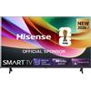 Hisense Smart TV 40" Full HD QLED Vidaa Dolby Audio HDR10 Classe F Nero 40A4S HISENSE