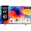 Samsung Smart TV 43" 4K Ultra HD LED Tizen Vision AI Classe F Nero UE43M70HAUXZT Samsung